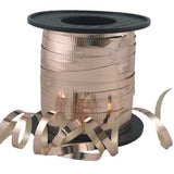 Rose Gold Metallic Curling Ribbon 225m Alpen