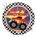 Monster Truck Birthday FOil 45cm Balloon #36141