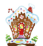 Gingerbread House foil balloon #26967