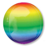 Ombre Orbz Bright Rainbow Balloon #28777