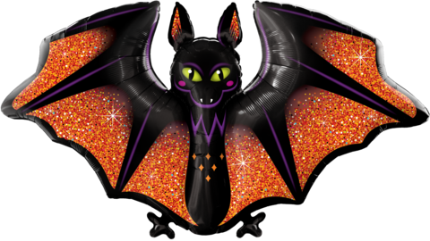 Gothic Bat Halloween Foil Balloon #14918
