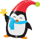 Christmas Penguin Foil Supershape Balloon #44232