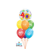 40th Birthday Bubble Splendor- Choose Your Colours