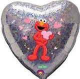 Elmo No Mess Heart Sesame Street Foil 45cm INFLATED #14781