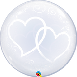 Entwinned Hearts Deco Bubble 24inch #84696