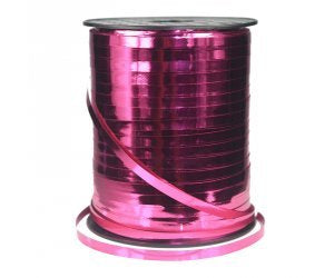 Magenta Curling Ribbon Metallic 450m