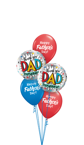 Happy Father's Day Thank you Balloon Bouquet #DAD3