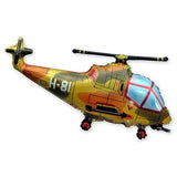 Military Helicopter Foil Super Shape Balloon INFLATED 96cm (38") #901667M