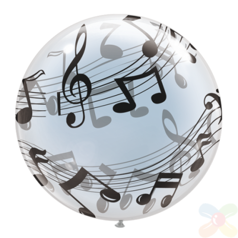 Music Note Deco Bubble Balloon 49cm (19") Melody #35755