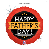 Father's Day Banner Betallic Foil 45cm (18") #36236