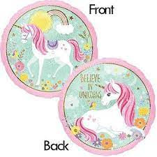 Magical Unicorn Foil 45cm (18") Holographic INFLATED #36852
