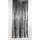 XL Foil Curtain (1m x 2.4m) Metallic Black #1245010