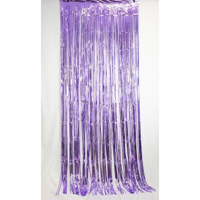 XL Foil Curtain (1m x 2.4m) Metallic Lilac #1245036