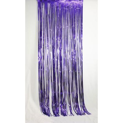 XL Foil Curtain (1m x 2.4m) Metallic Purple #1245019